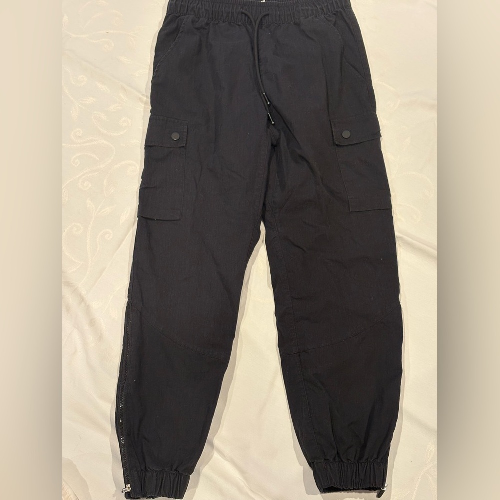 Men's Black Cargo Pants